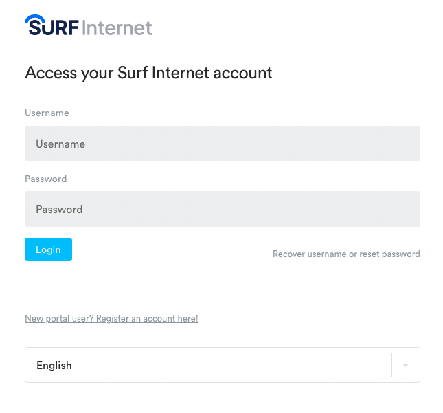 Surf-Internet-Portal-Login
